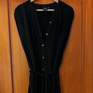 Black Button-down Dress